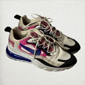 Nike Women's Air Max 270 React Multicolor Sneakers 7.5 Running Walking Active